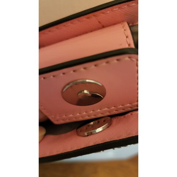 Michael Kors Rayne Small Crossbody Leather Classic Pink - Picture 11 of 16